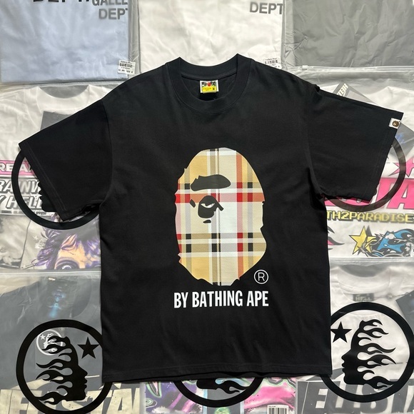 A Bathing Ape Other - BAPE A Bathing Ape Check By Bathing Tee